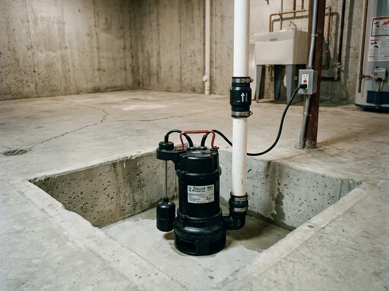 Sump Pump Installation Plumber in Mahomet, IL